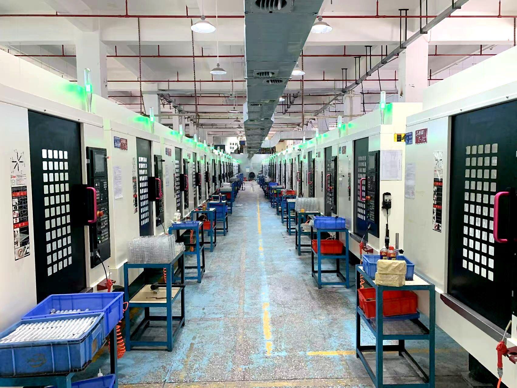 CHX Metal CNC Machining Workshop Production Line